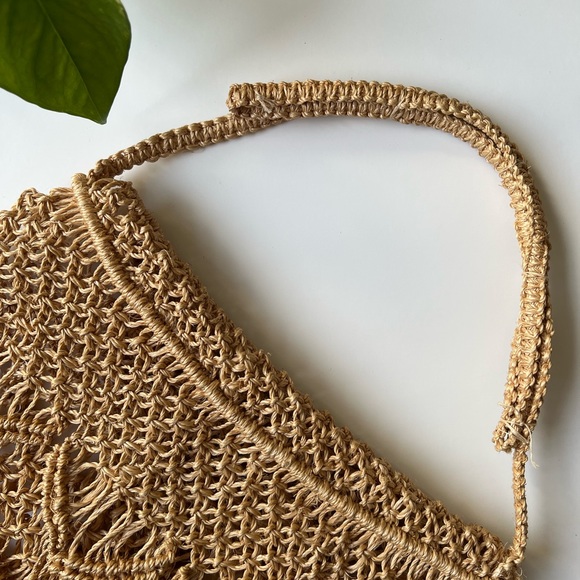 Vintage woven handbag / messenger *unused* - Picture 3 of 4